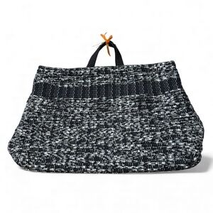 Applewood Rag Rug Bag Dollywood  black and white